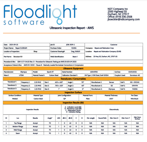 NDT Digitalization Guide - Floodlight Software
